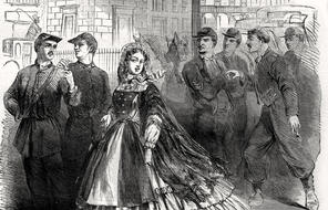 Cover illustration of Harper's Weekly, September 7, 1861 showing a stereotypical Southern belle
