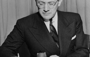  1950 --- International lawyer Raphael Lemkin helped draft the Genocide Convention, which maps out prevention and punishment for the crime of genocide