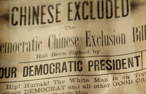 Still image from the licensed PBS film, The Chinese Exclusion Act.
