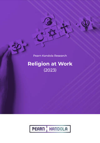 Cover page of Pearn Kandola Research - Religion at Work