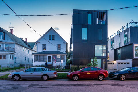 Old And New House At Tremont Cleveland