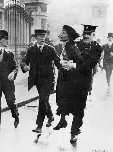 Suffragette Emmeline Pankhurst Is Arrested